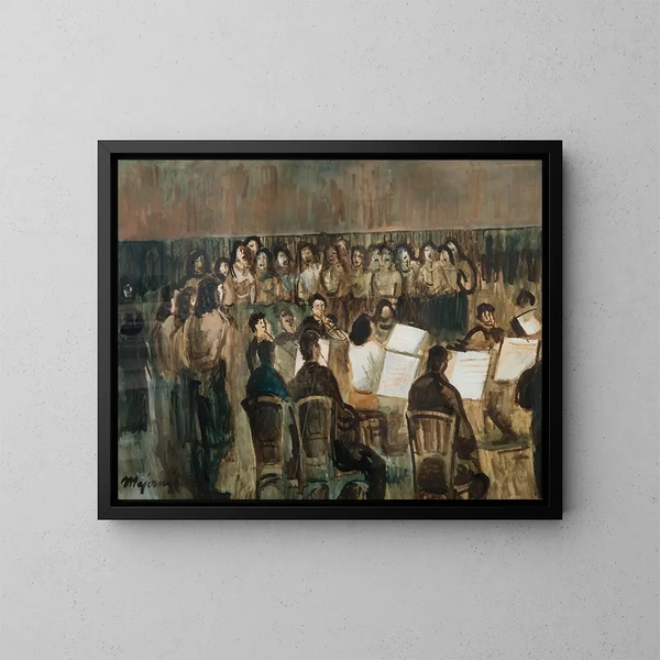 Le Concert - Cyprian Majernik — oprawiony obraz na ścianie