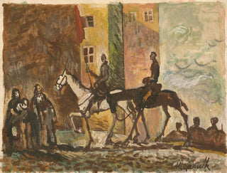 Powrót zwycięski - Cyprian Majernik — widok dzieła