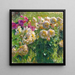 Dahlias - Carl Moll — oprawiony obraz na ścianie