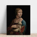 Reprodukcja obrazu Damą z herminą - Portret Cecylii Gallerani - Leonardo da Vinci