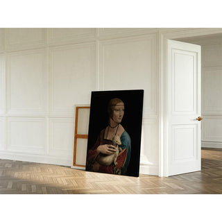 Dame à l'hermine - Portrait de Cecilia Gallerani - Léonard de Vinci | Reproduction Tableau Décoration murale affiche copie