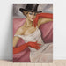 Reprodukcja obrazu Dama w cylinderze - Boris Grigoriev