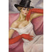 Reprodukcja obrazu Dama w cylinderze - Boris Grigoriev