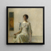Dama z maską - Thomas Wilmer Dewing — oprawiony obraz na ścianie