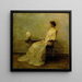 Damy w bieli nr 2 - Thomas Wilmer Dewing — oprawiony obraz na ścianie