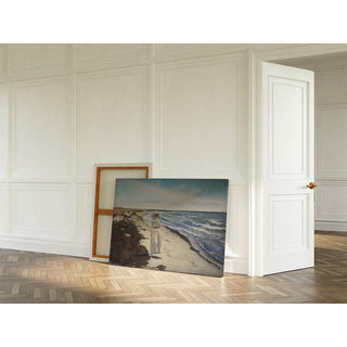Dame sur la plage de Karrebæksminde, Zélande - Laurits Andersen Ring | Reproduction Tableau Décoration murale affiche copie