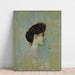 Reprodukcja obrazu portret damy (Portret młodej kobiety) - Franz von Stuck