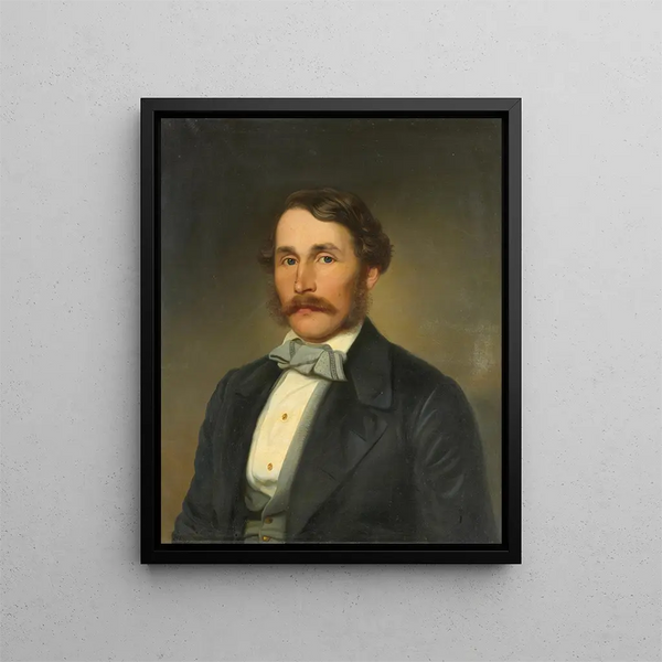 portret Lorenz Faller - Daniel Cornelius Gesell — oprawiony obraz na ścianie