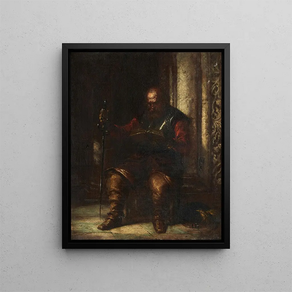 Le Cromwellien - Daniel Huntington — oprawiony obraz na ścianie