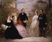 La famille Field dans un jardin - Daniel Huntington — widok dzieła