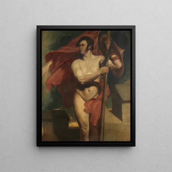 Le porte-étendard - Daniel Maclise — oprawiony obraz na ścianie