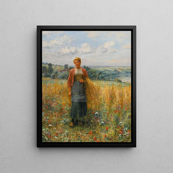 Jeannine Gleaning - Daniel Ridgway Knight — oprawiony obraz na ścianie