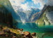 Widok na jezioro Königssee - Daniel Somogyi — widok dzieła