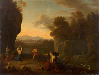 Daniel Vertangen - Divertissement au bord de la rivire.webp