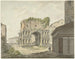 L'arc de Janus quadrifons i część S Giorgio in Velabro w Rzymie - Daniël Dupré — widok dzieła