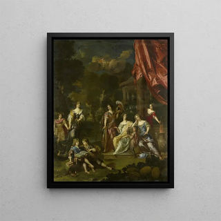 Danil Mijtens The Younger - Allegorizing Group Portrait of the Children of Diederic Pietersz van Leyden van Leeuwen Burgomaster of Leiden and Alida Paets.webp