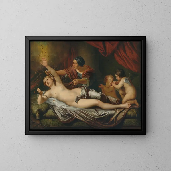 Danaë - Daniel Mijtens le Jeune — oprawiony obraz na ścianie