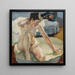 W wannie II - Leo Putz — oprawiony obraz na ścianie