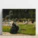 Reprodukcja obrazu W Ogrodzie Luksemburskim - Charles Courtney Curran