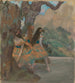 Reprodukcja obrazu Tancerze baletu za kulisami - Edgar Degas