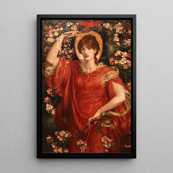 Reprodukcja obrazu Une vision de Fiammetta - Dante Gabriel Rossetti