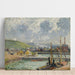 Reprodukcja obrazu Darse de Pêche et Bassin Duquesne, Dieppe - Camille Pissarro