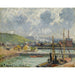 Reprodukcja obrazu Darse de Pêche et Bassin Duquesne, Dieppe - Camille Pissarro