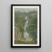 La Cascade du Giessbach - David Alois Schmid — oprawiony obraz na ścianie