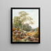 À Glen Falloch - David Bates — oprawiony obraz na ścianie