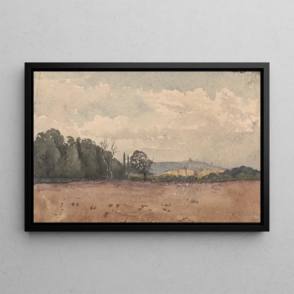 David Charles Read - Landscape With a Ploughed Field in the Foreground.webp