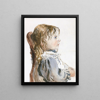 David Cox - Girl in a Pinafore.webp