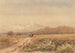 Kawaler na ścieżce w pobliżu zamku Bolsover, Derbyshire - David Cox — widok dzieła