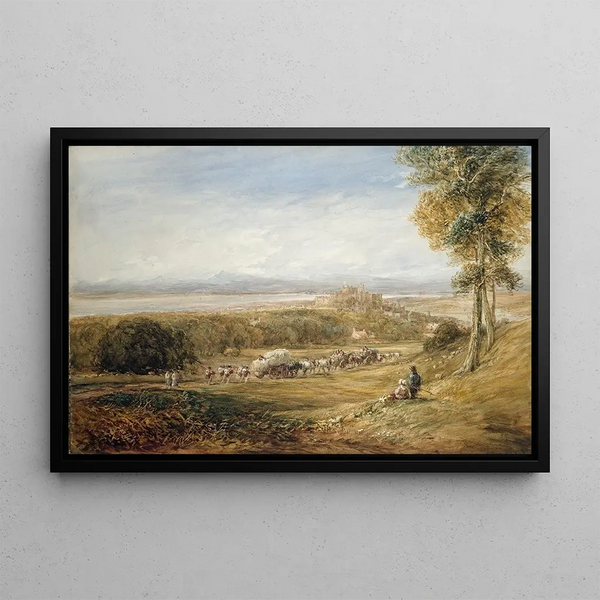 Lancaster, pokój i wojna - David Cox — oprawiony obraz na ścianie