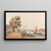 Millbank - David Cox — oprawiony obraz na ścianie