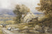 Młyn wodny, północ Walii - David Cox — widok dzieła