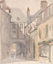 Place Saint-Barthélemy Rouen - David Cox — widok dzieła