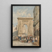 Reprodukcja obrazu Porte Saint-Denis Paris - David Cox