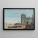 La vieille douane de Greenwich - David Cox — oprawiony obraz na ścianie