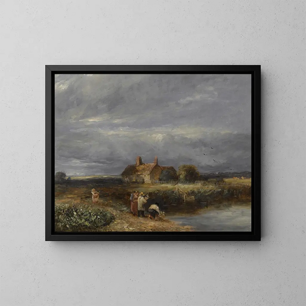 Młodzi marynarze - David Cox — oprawiony obraz na ścianie