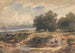 pejzaż z mężczyznami przesiewającymi piasek - David Cox Jr — widok dzieła