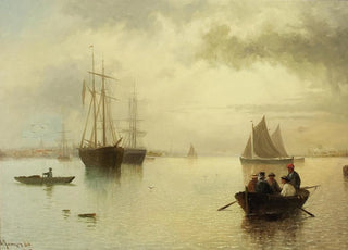 David James - Untitled Harbor Scene.webp