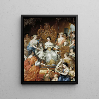 David Klcker Ehrenstrahl - Allegori ver nkedrottning Hedvig Eleonoras frmyndarregering.webp