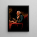 Benjamin Franklin - David Martin — oprawiony obraz na ścianie