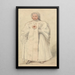 Une Dame de Picpus - David Roberts — oprawiony obraz na ścianie