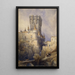 Alcazar Ségovie Hiszpania - David Roberts — oprawiony obraz na ścianie