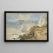 Cap Blanc, Liban - David Roberts — oprawiony obraz na ścianie