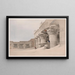 Edfou Edfu Idf 24 listopada 1838 - David Roberts — oprawiony obraz na ścianie