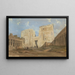 Wejście do Świątyni Izydy w Philae - David Roberts — oprawiony obraz na ścianie