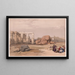 Fragment z wielkich kolosów w Memnonium, Thebes - David Roberts — oprawiony obraz na ścianie