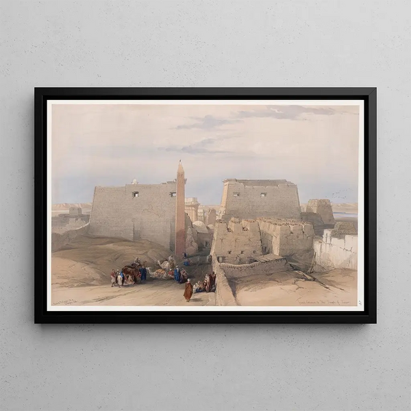 David Roberts - Grand entrance to the Temple of Luxor.webp
